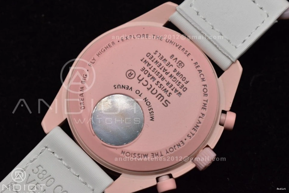 Mission on Venus Moonwatch x Omega Quartz Nylon Swatch to Bioceramic Strap 1204